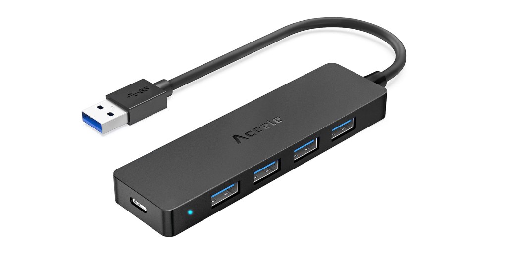 software keys hub es confiable - Accele USB . Hub, Compatible with MacBook/MacBook Air/iMac/Huawei Mate   and Other Windows Laptops, USB A  Ports Hub,  Feet Long Cable (