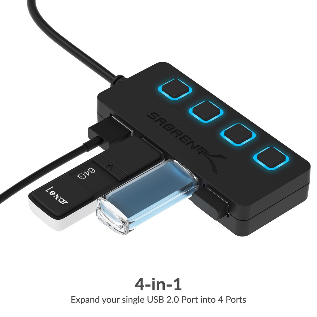 software keys hub es confiable - Sabrent  Port USB